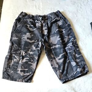 Univibe Gray Camouflage Shorts